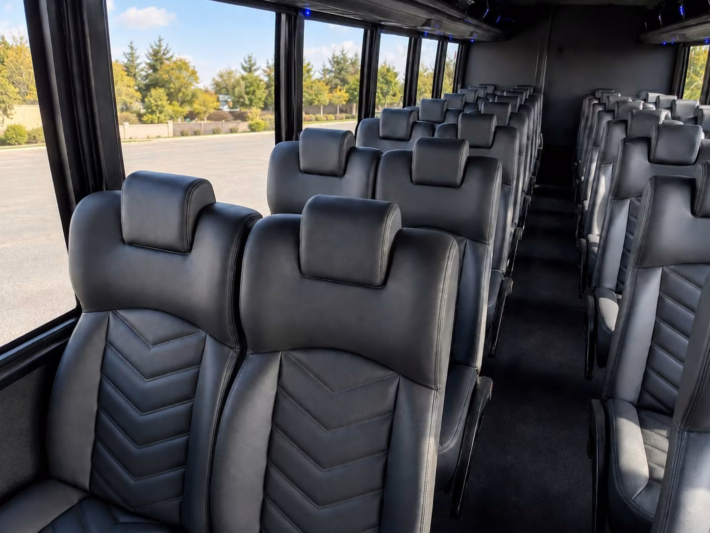 20 passenger minibus interior