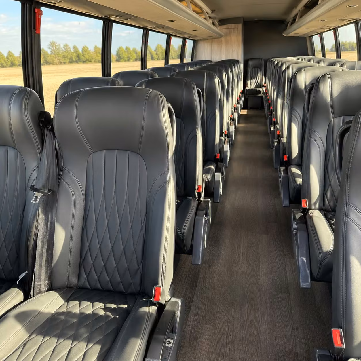 30 passenger minibus inside