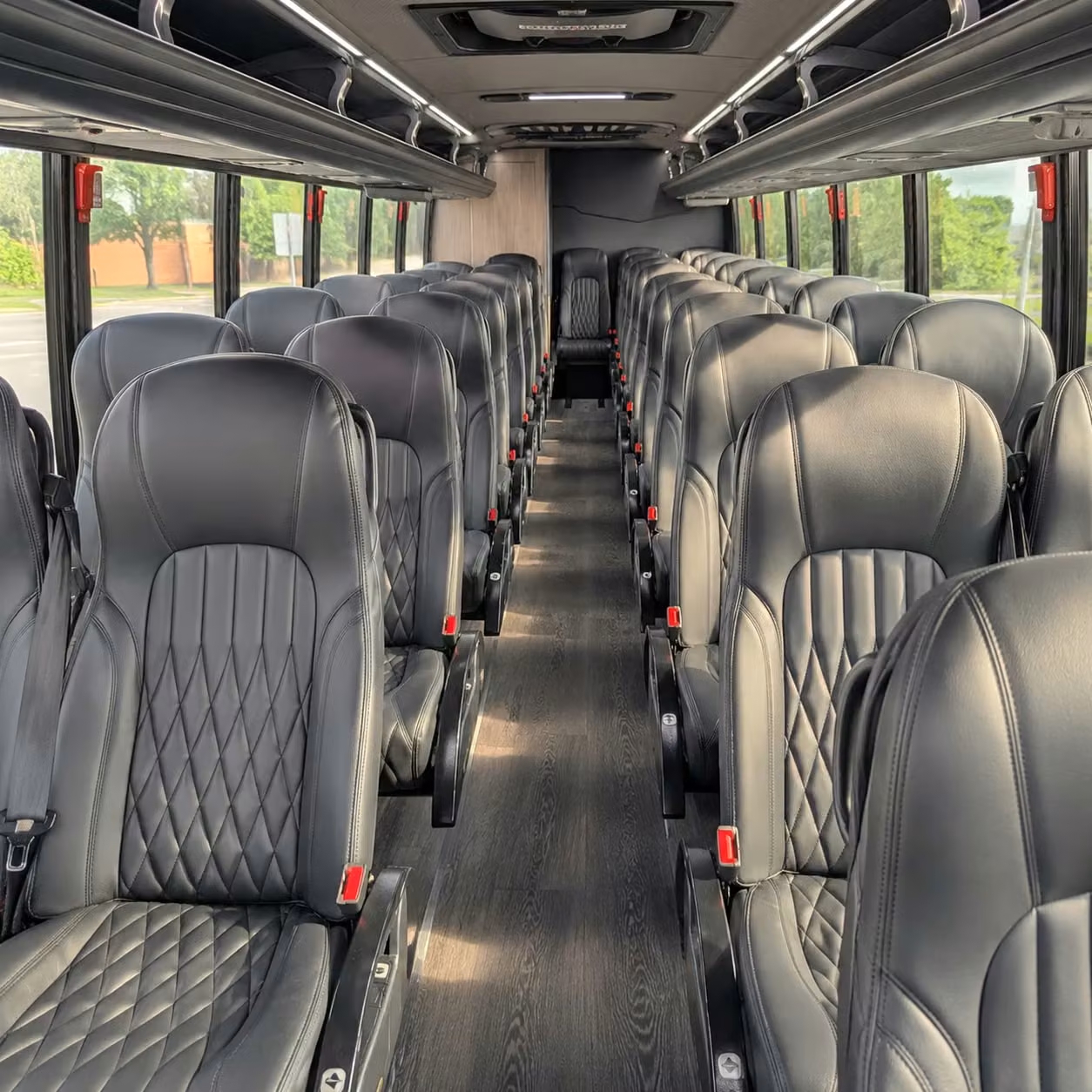 30 passenger minibus interior