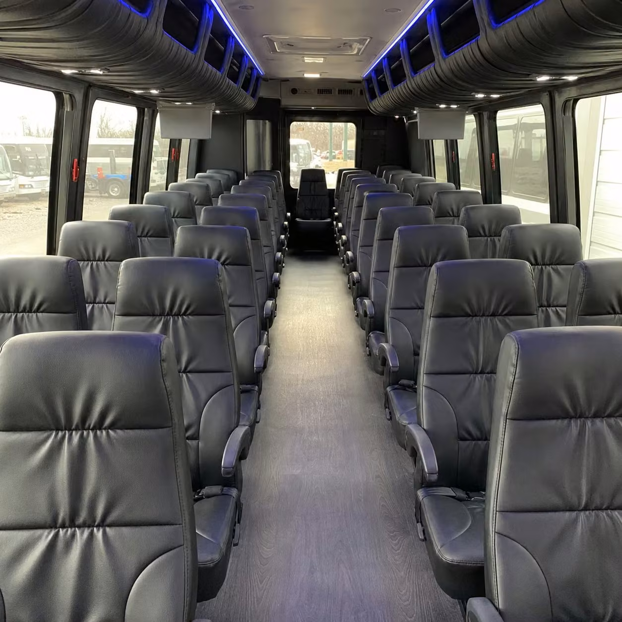 35 passenger minibus interior