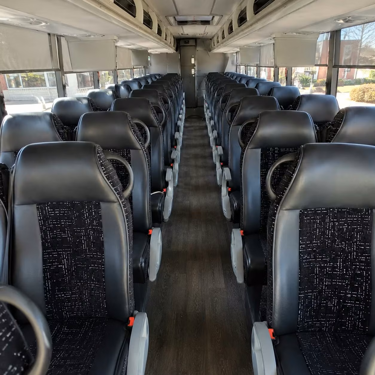 springfield charter bus rental interior